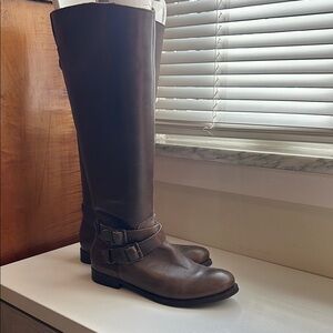 Matisse Tall Brown Leather Tall Boots